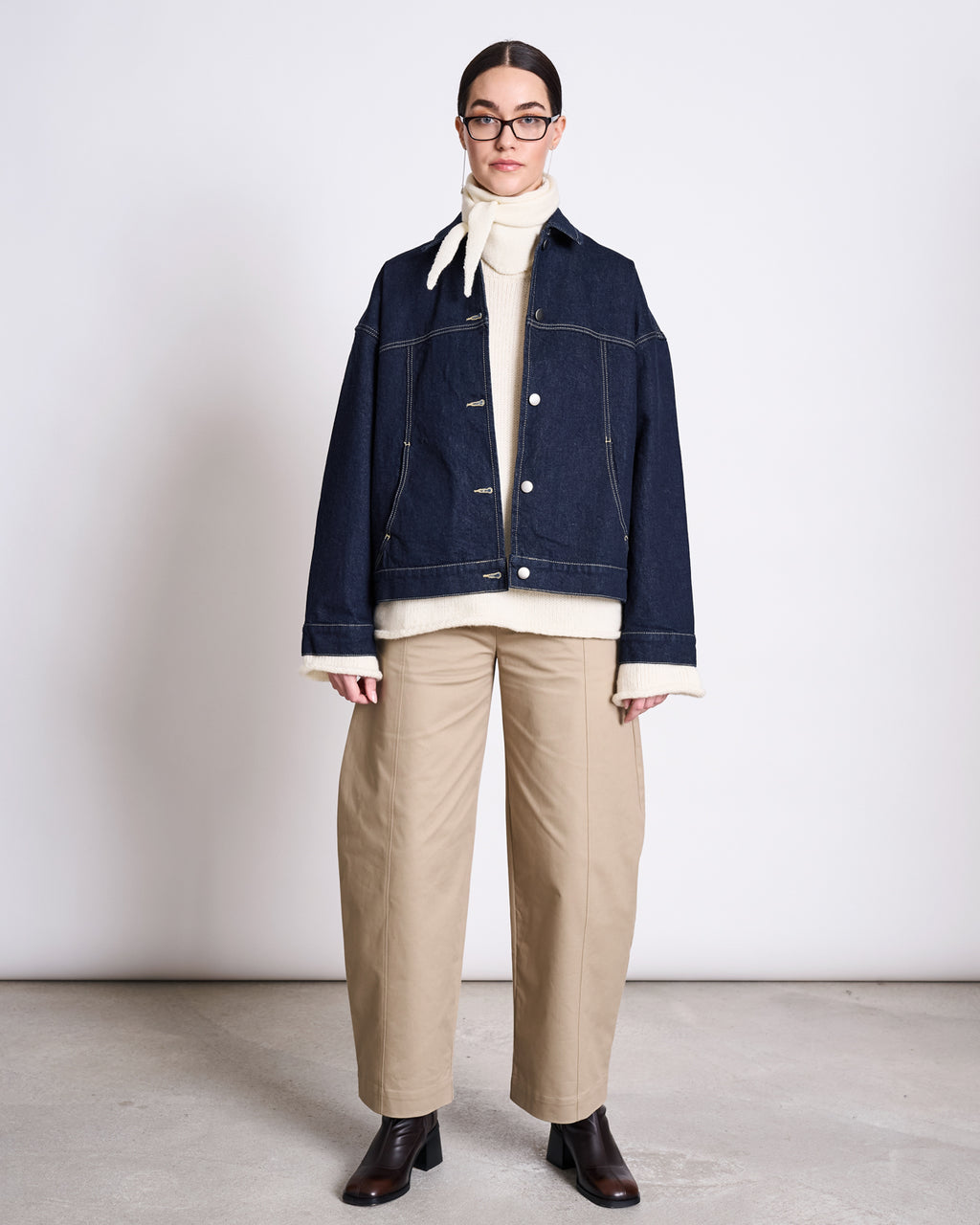 MINI WOOL SCARF AMBAR OFFWHITE GOTS Apparel & Accessories jan-n-june 1