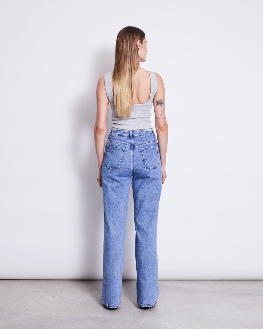 SLITTED WIDE LEG JEANS SELENE LIGHT BLUE Jeans jan-n-june 3