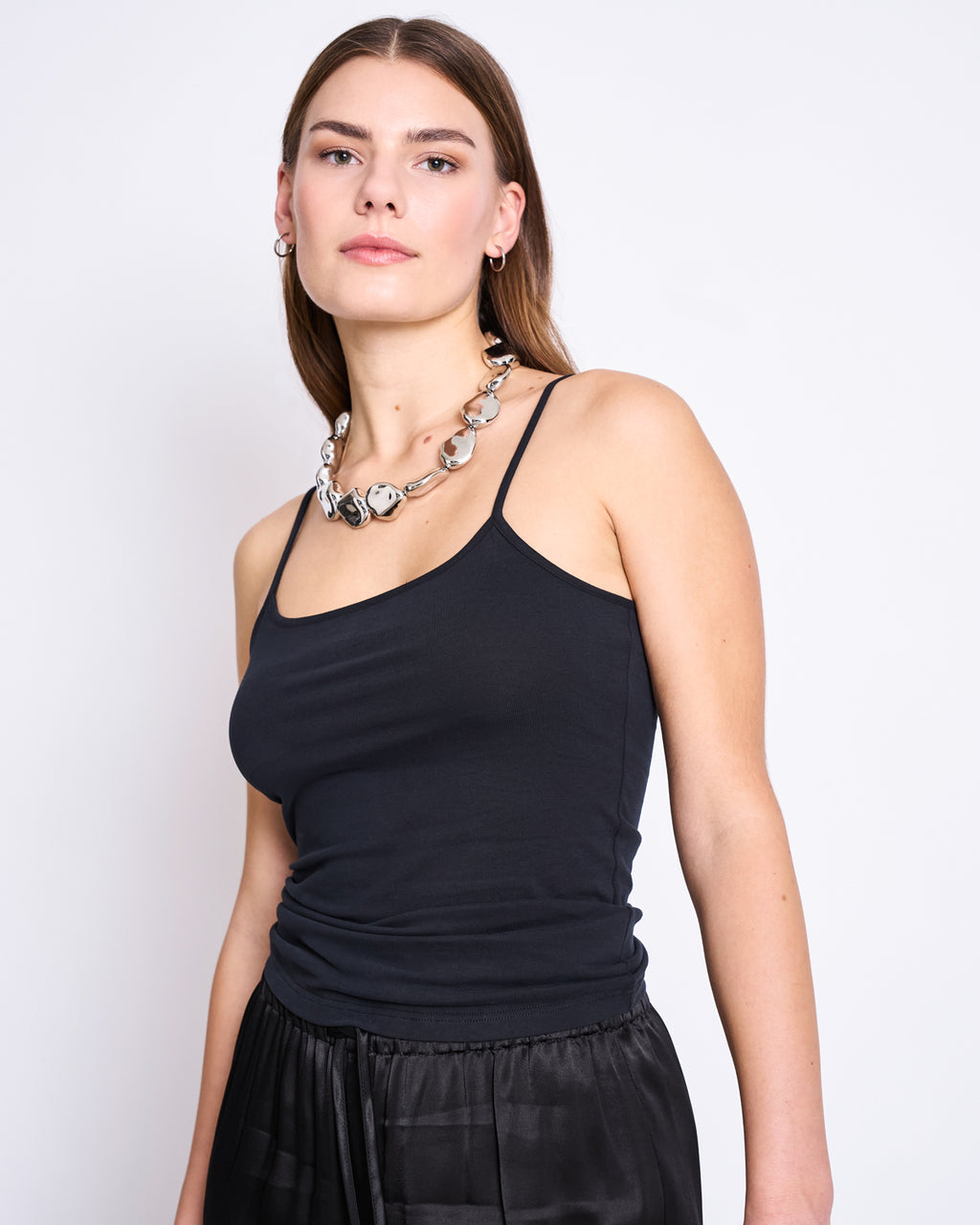 SPAGHETTI TOP CAPA BLACK GOTS T-shirt jan-n-june 2