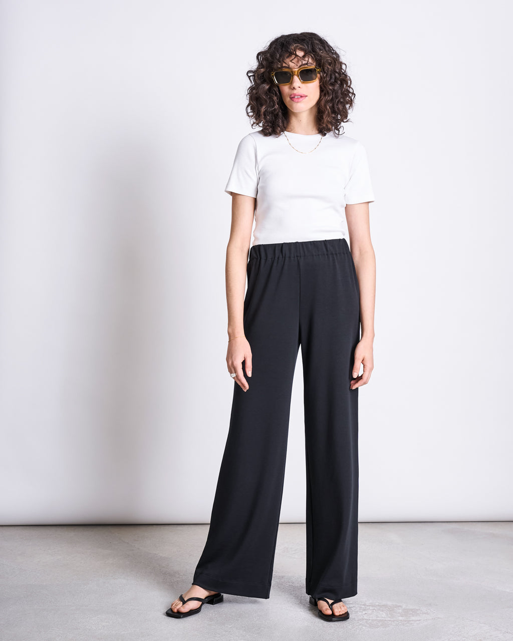 WIDE PANTS KISO BLACK Pants jan-n-june 1