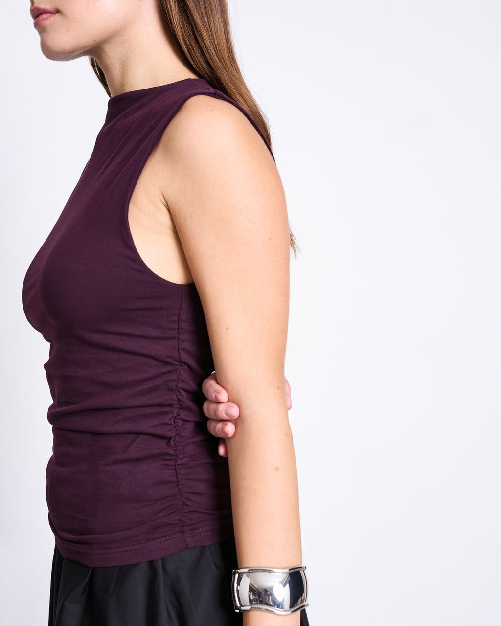 RUFFLE TOP RAFO CHERRY LACQUER GOTS T-shirt jan-n-june 4