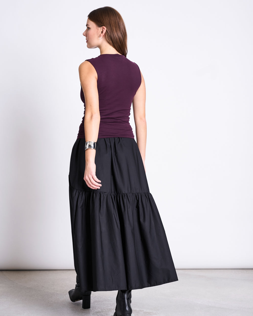 RUFFLE TOP RAFO CHERRY LACQUER GOTS T-shirt jan-n-june 5