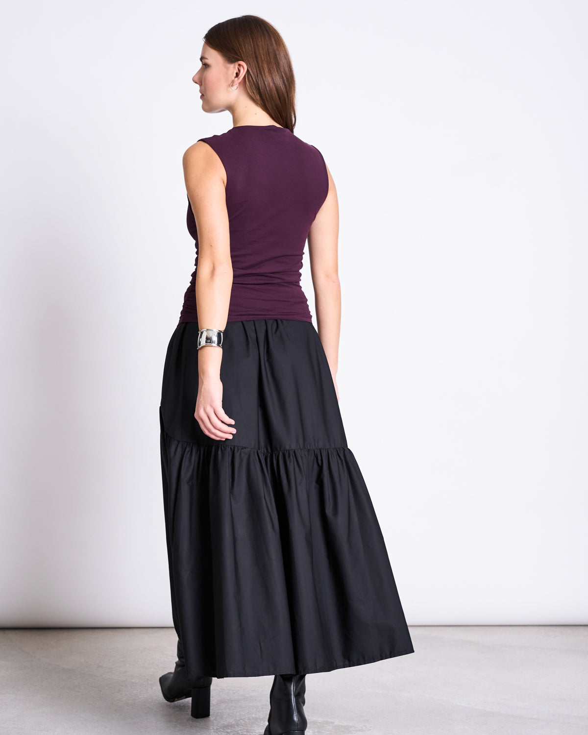 RUFFLE TOP RAFO CHERRY LACQUER GOTS T-shirt jan-n-june 5