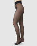 SWEDISH STOCKINGS LADDER RESISTANT TIGHTS MALVA BLACK socks jan-n-june 1