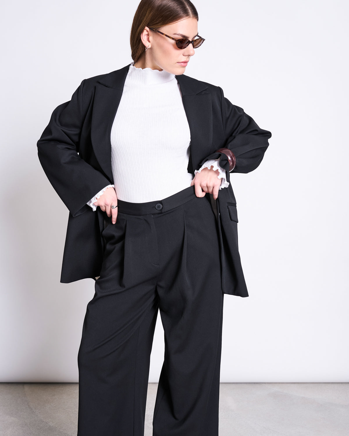 WIDE PANTS GIZA BLACK jan-n-june 5