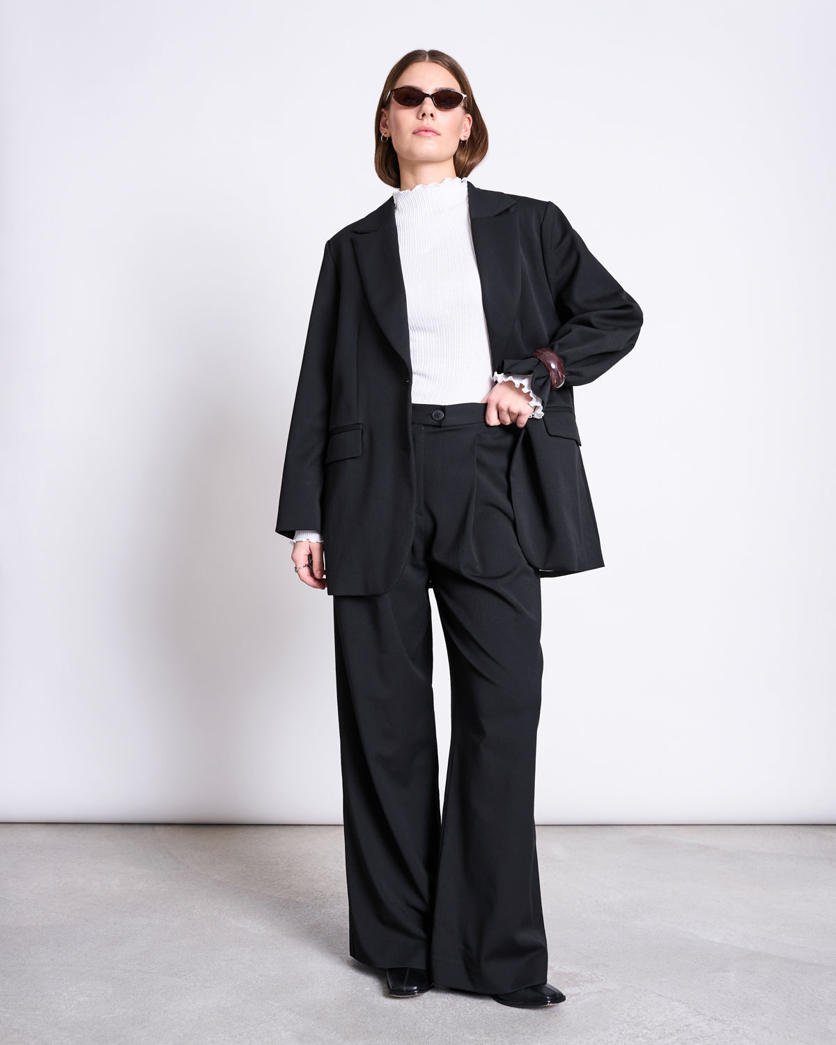 WIDE PANTS GIZA BLACK jan-n-june 3