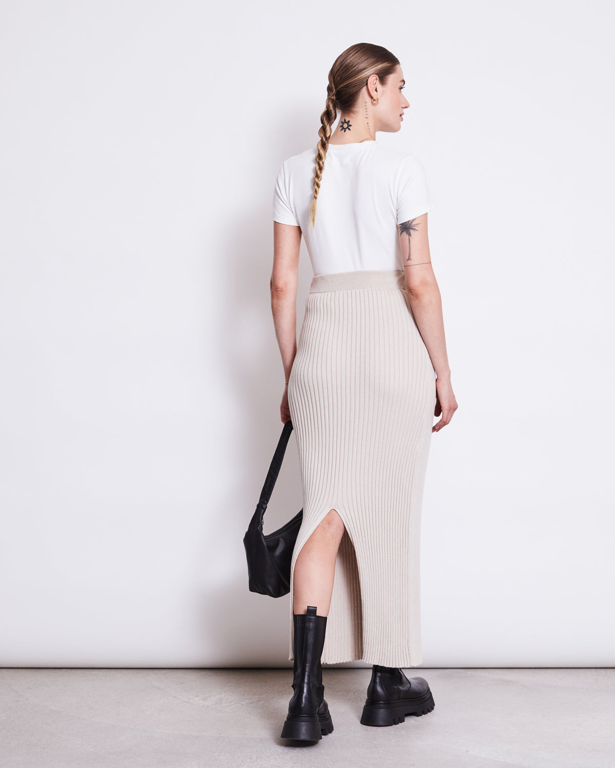 MIDI KNIT SKIRT EBBA IVORY GOTS Midi Skirt jan-n-june 9