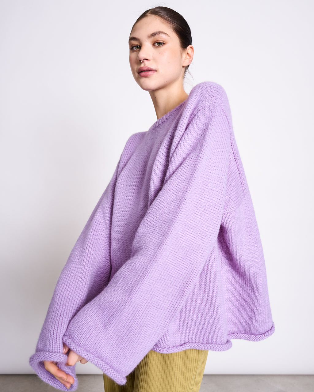 OVERSIZED ALPACA MIX JUMPER WOOLY SONA LAVENDER Jumper jan-n-june 4