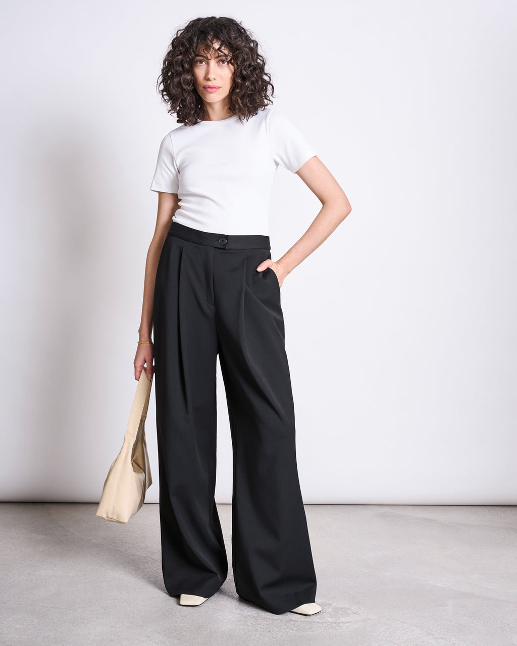 WIDE PANTS GIZA BLACK jan-n-june 7