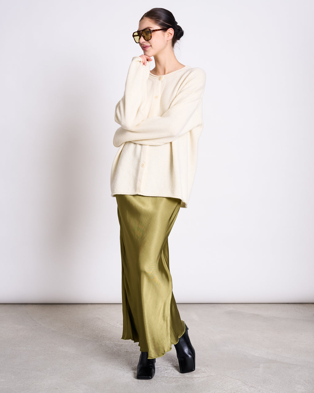 OVERSIZED WOOL CARDIGAN TINCO OFFWHITE GOTS Cardigan jan-n-june 5