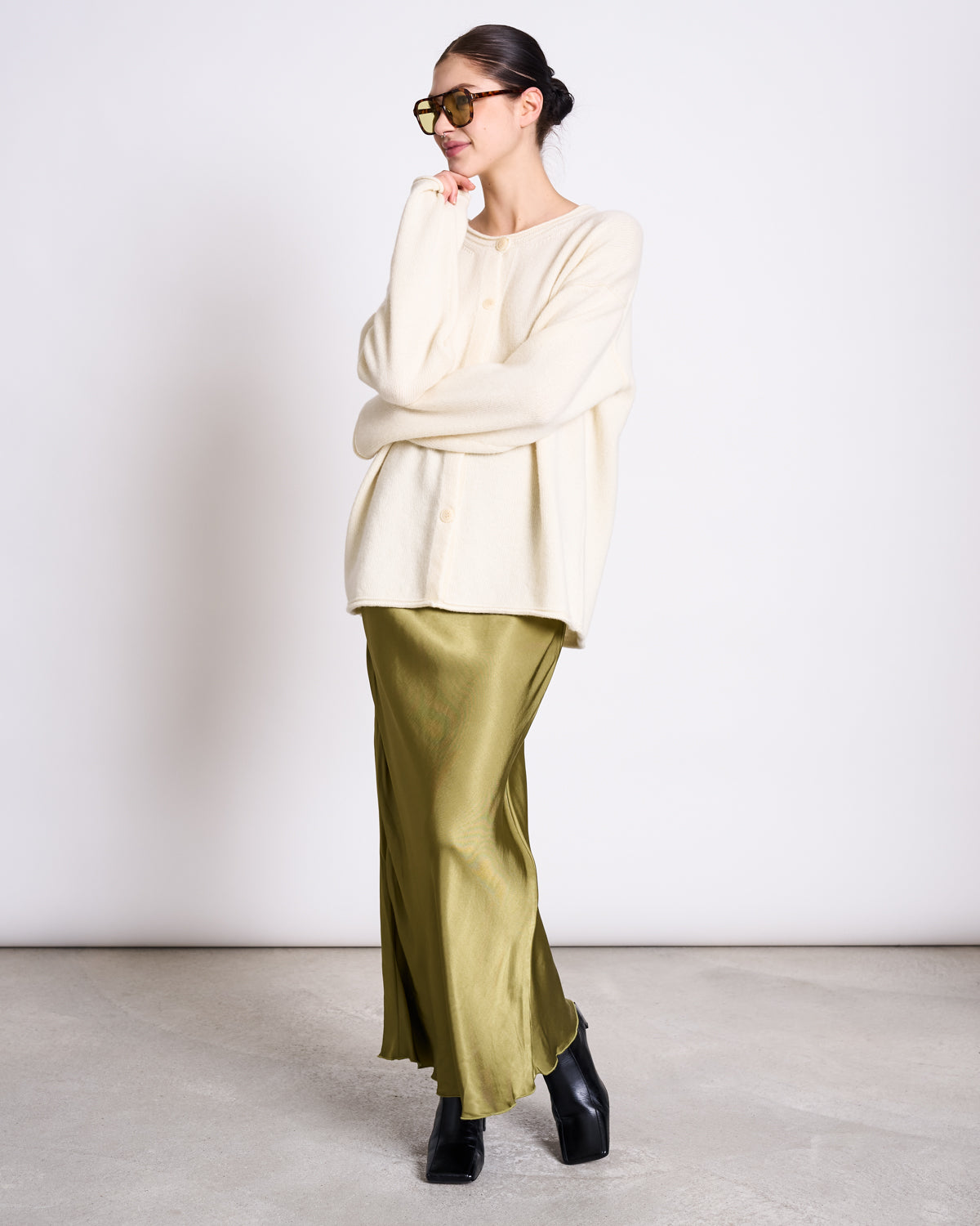 OVERSIZED WOOL CARDIGAN TINCO OFFWHITE GOTS Cardigan jan-n-june 5