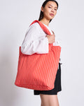PADDED SHOPPER SMOL CHERRY RED WHITE STRIPED Accessories jan-n-june 1