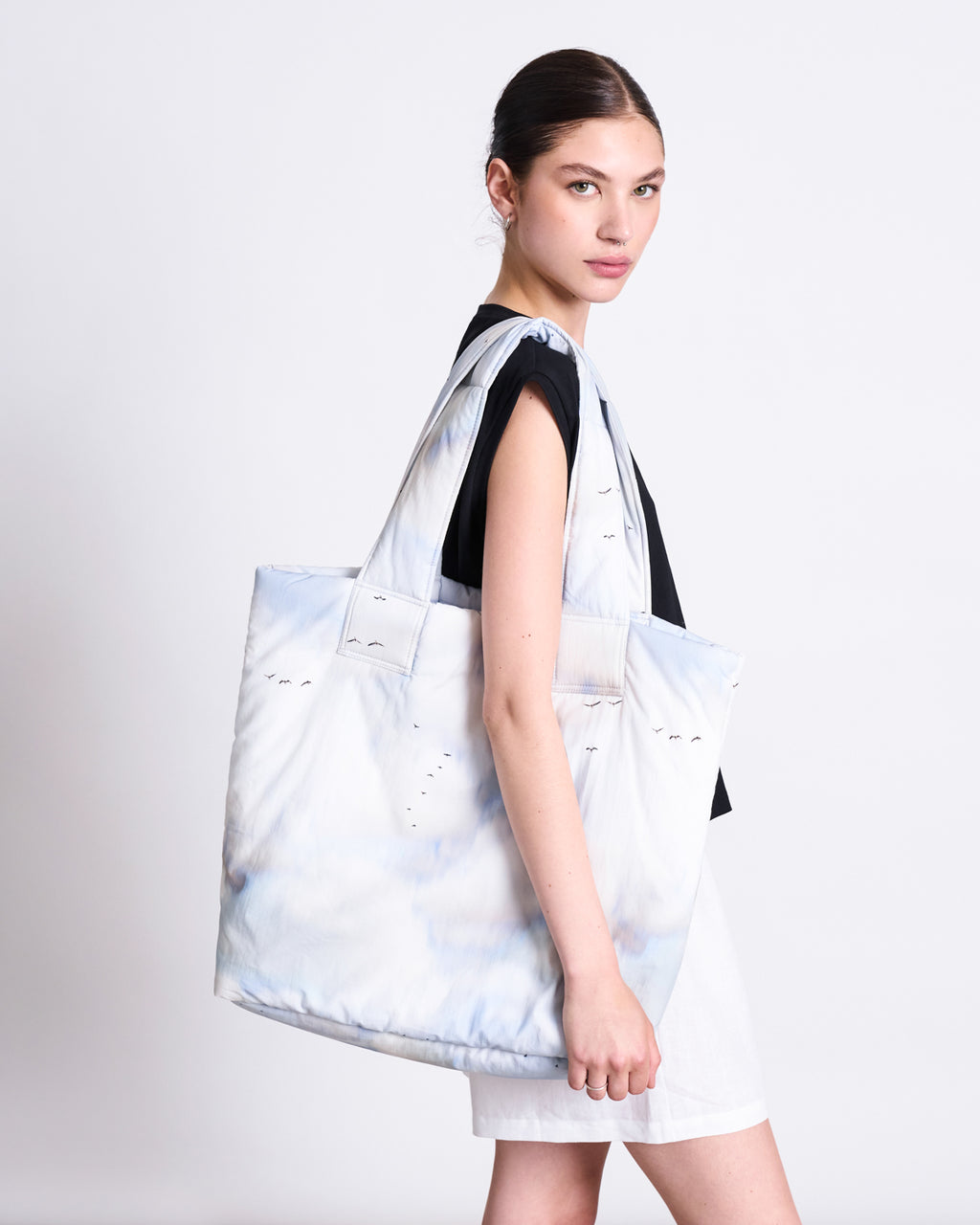 PADDED SHOPPER SMOL CLOUD PRINT Accessories jan-n-june 1