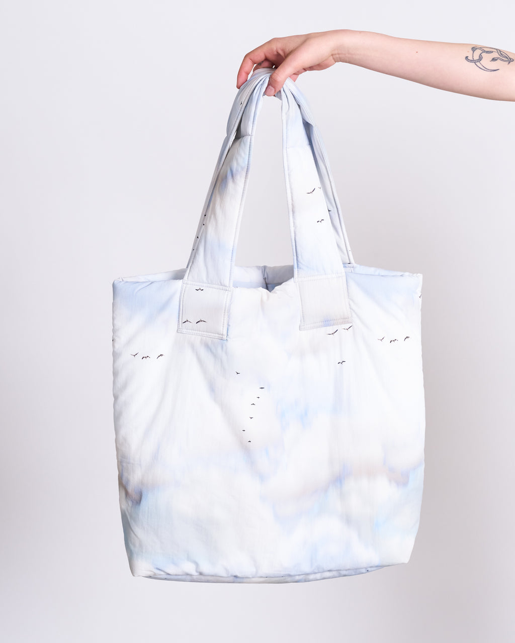 PADDED SHOPPER SMOL CLOUD PRINT Accessories jan-n-june 2