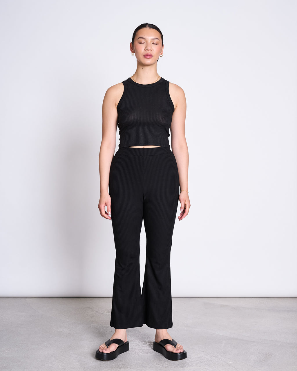 TENCEL™ LYOCELL RIB TANK TOP PORTO BLACK jan-n-june 7