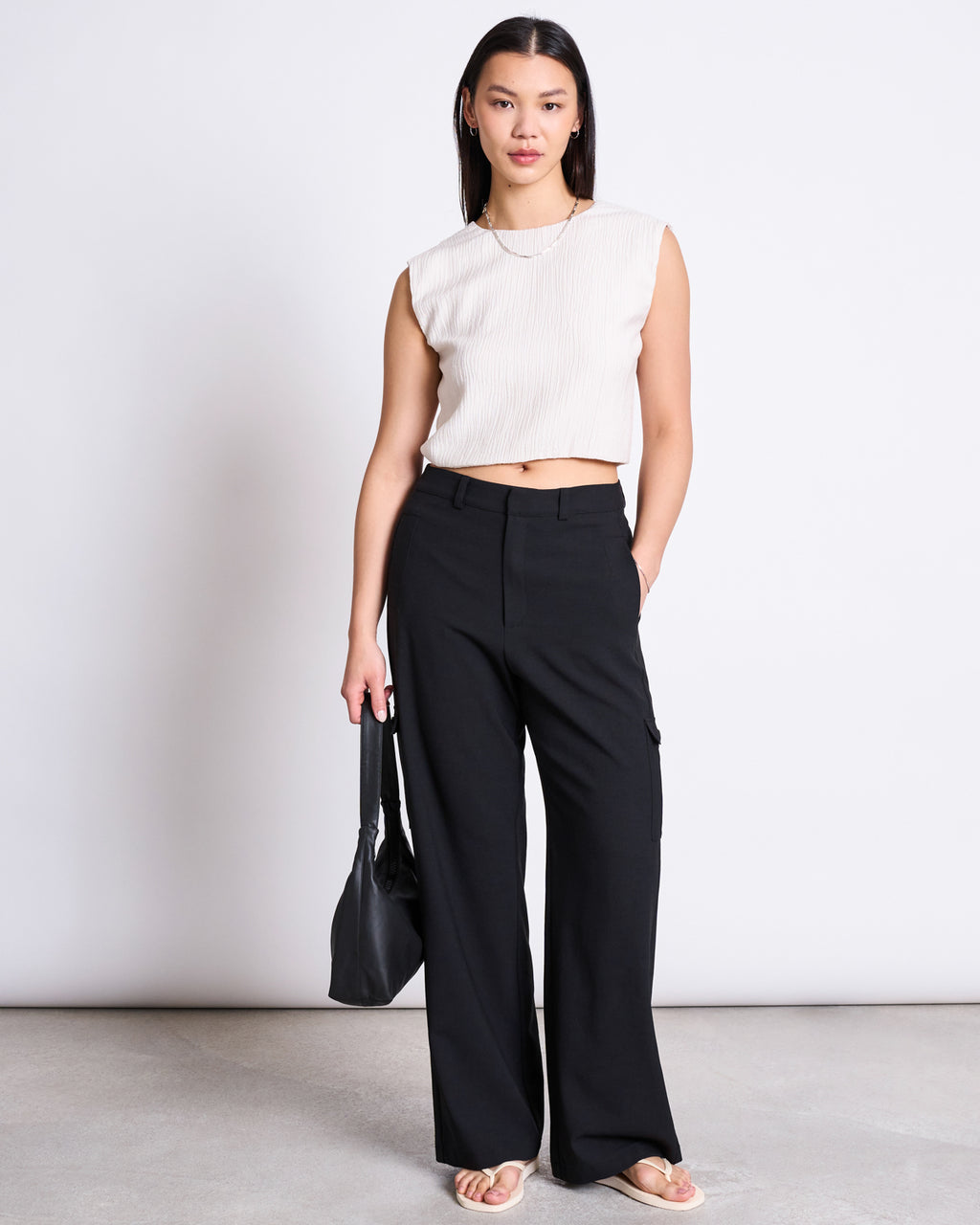 CARGO PANTS FANO BLACK Pants jan-n-june 6