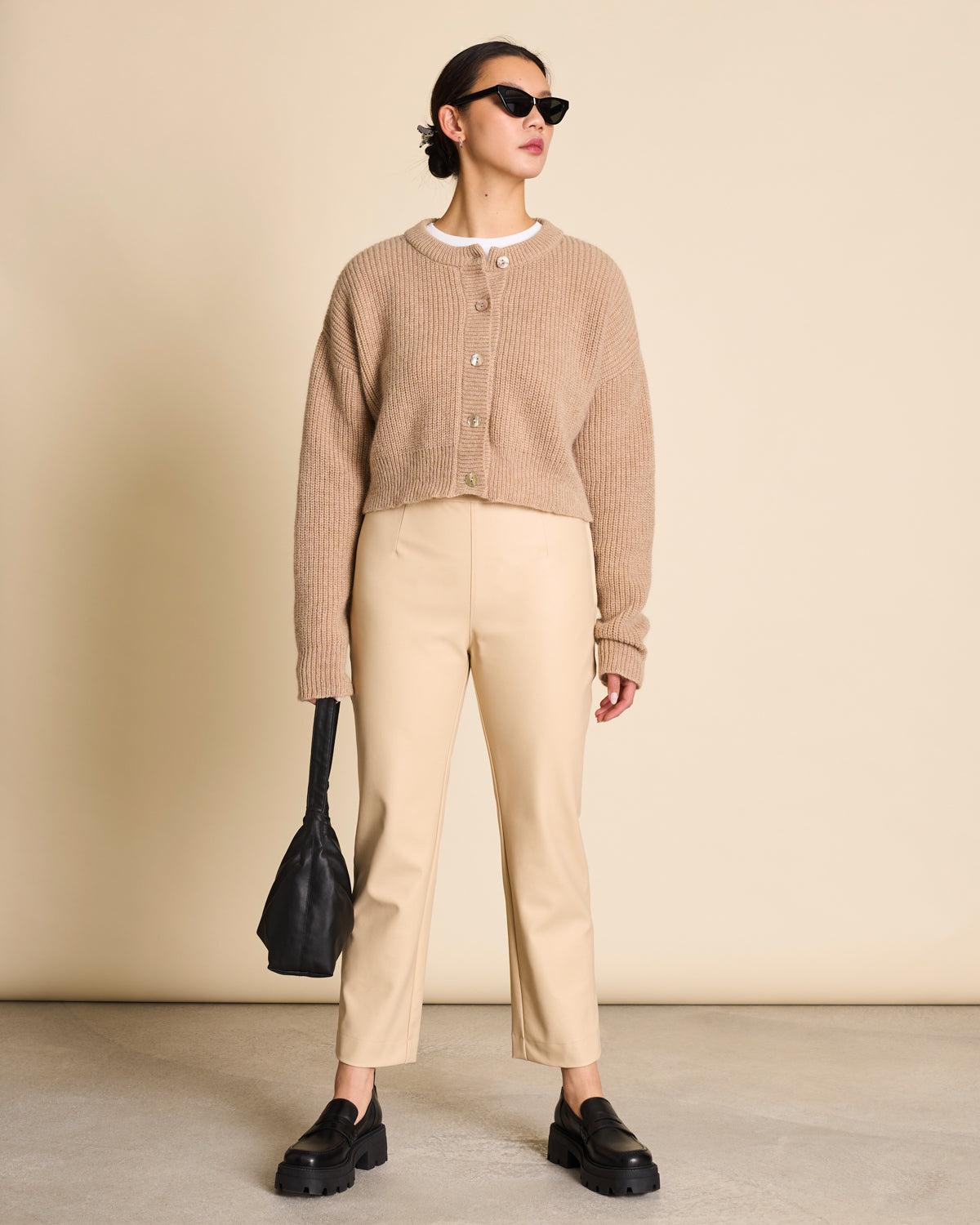 THE VEGAN COATED PANTS BUTTER pants jan-n-june 7