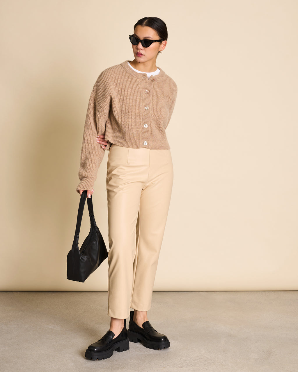 THE VEGAN COATED PANTS BUTTER pants jan-n-june 4