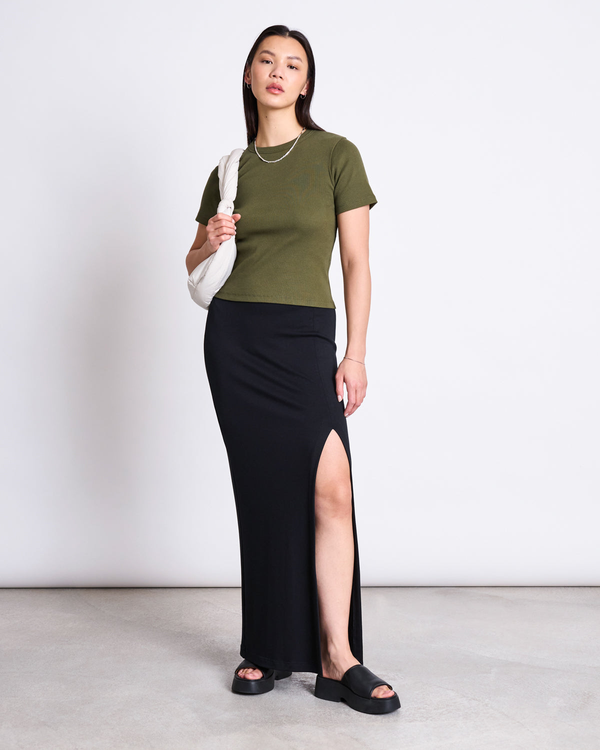 MAXI SKIRT LUSTA BLACK skirt jan-n-june 5