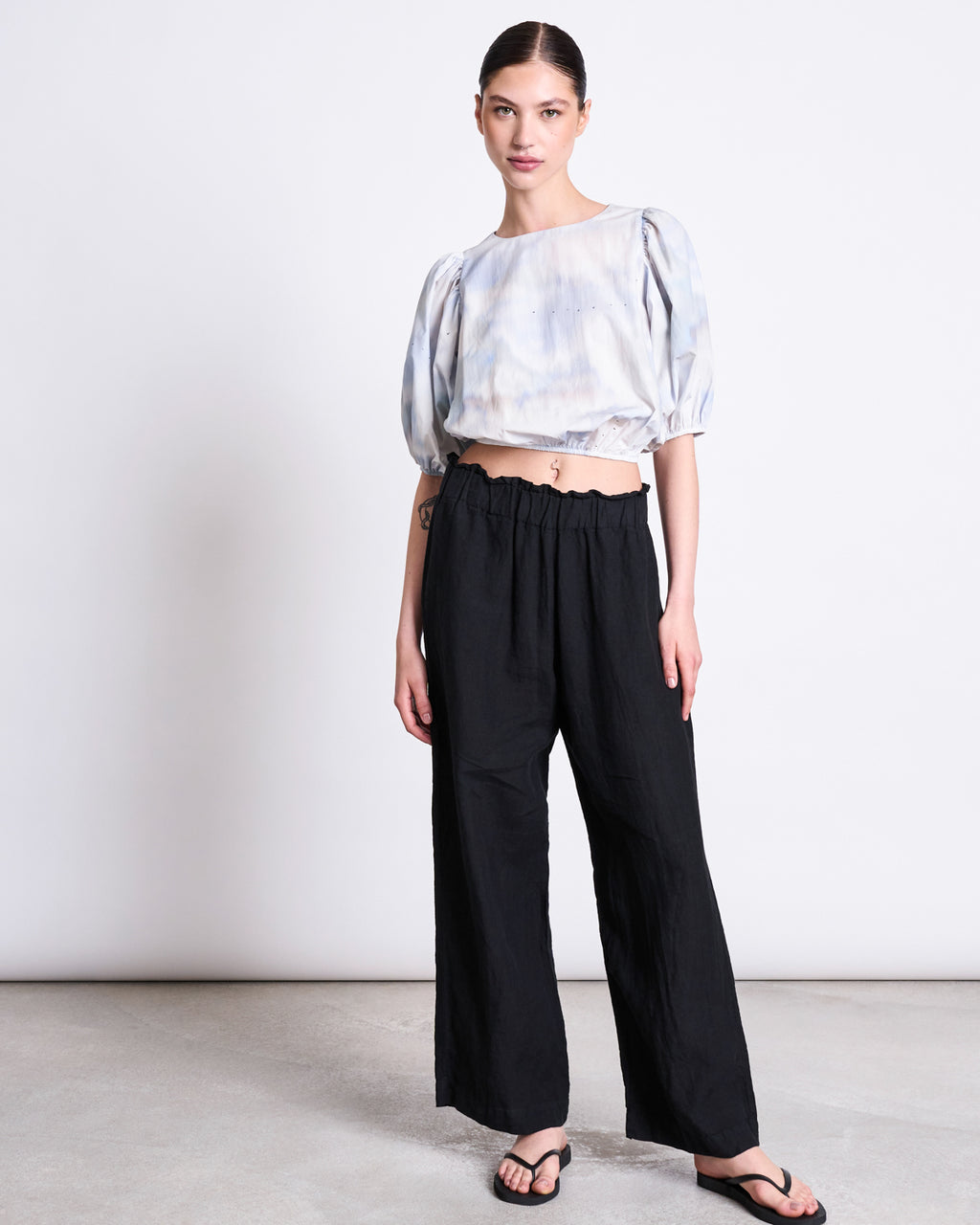 BLOUSE LAIDE CLOUD PRINT Blouses jan-n-june 2