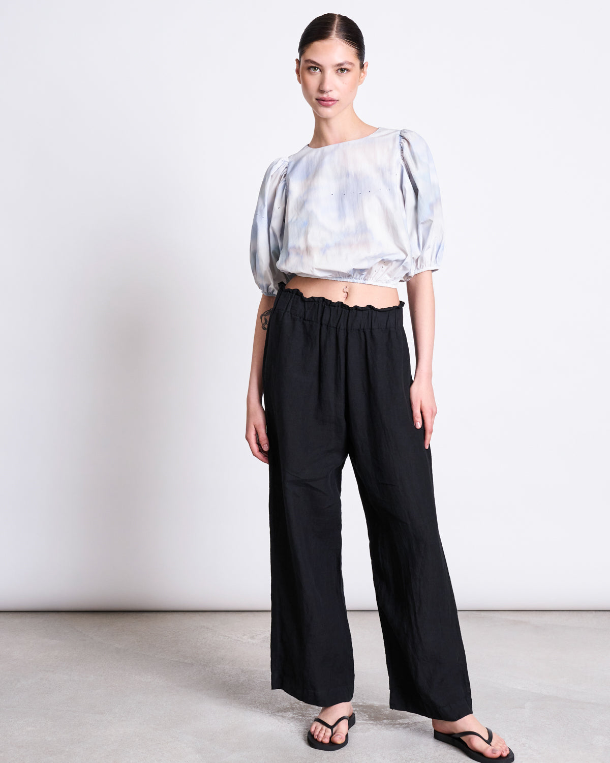 BLOUSE LAIDE CLOUD PRINT Blouses jan-n-june 2