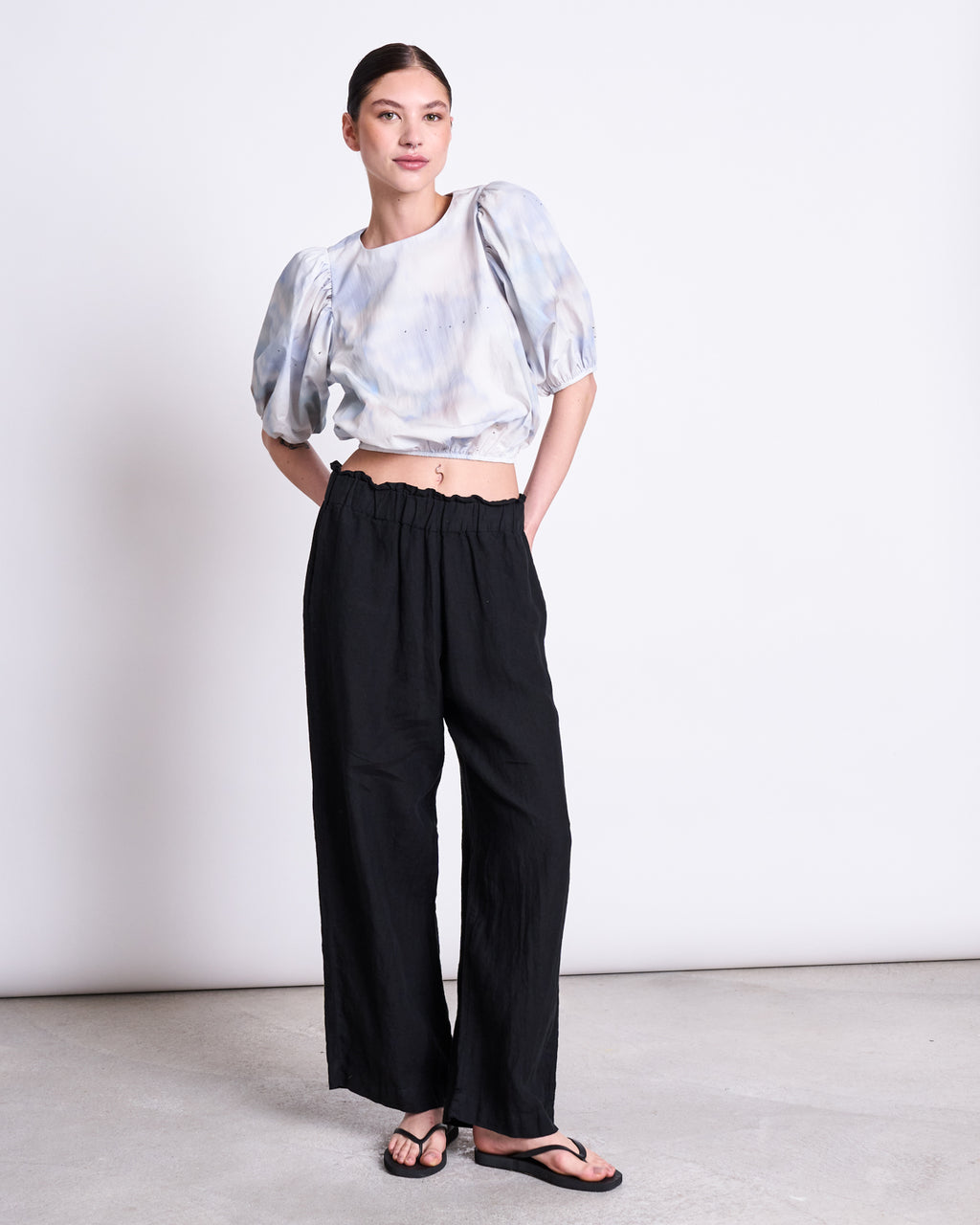 BLOUSE LAIDE CLOUD PRINT Blouses jan-n-june 4