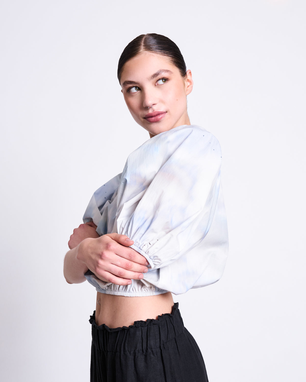 BLOUSE LAIDE CLOUD PRINT Blouses jan-n-june 3