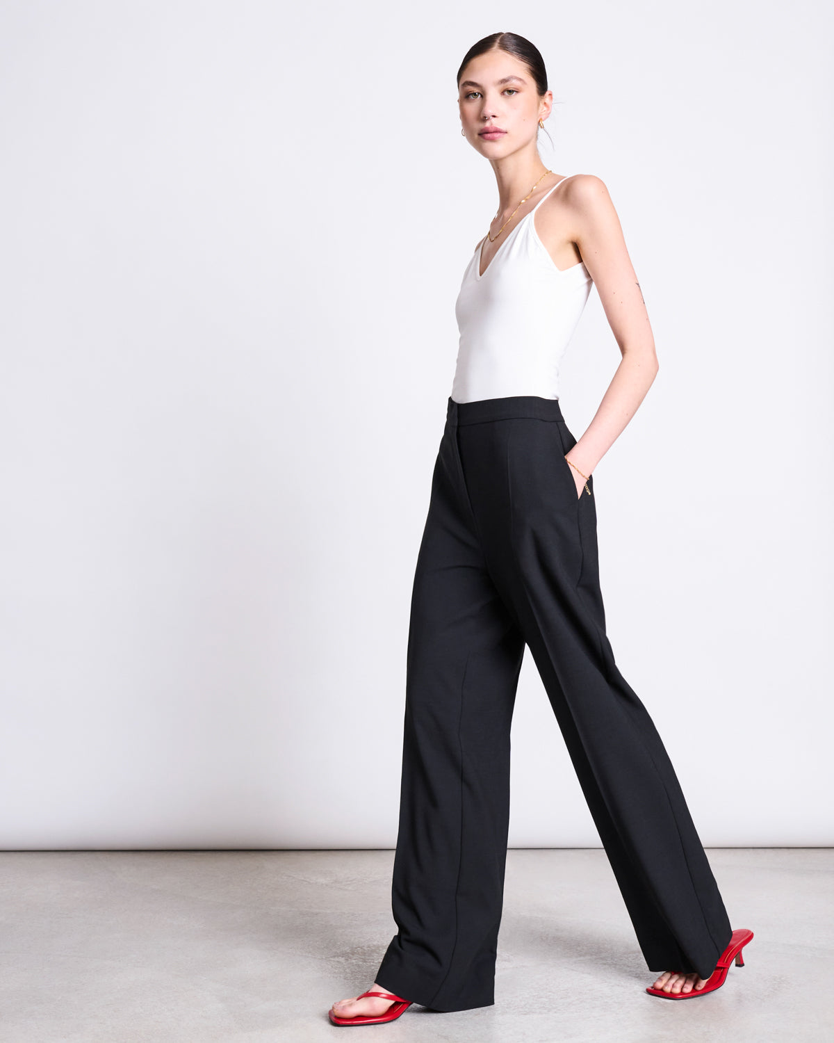 ECOVERO™ WIDE PANTS CORALIE BLACK Pants jan-n-june 5