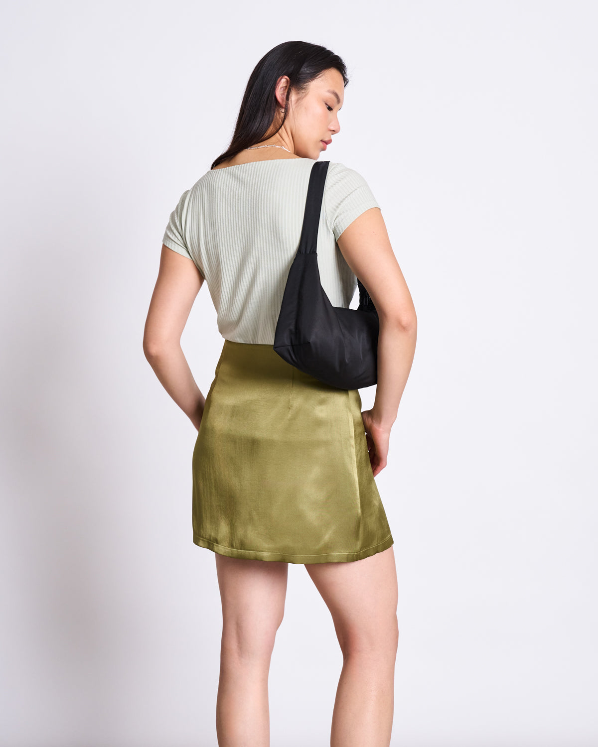 MINI SKIRT FILIO WOODY OLIVE Skirts jan-n-june 4