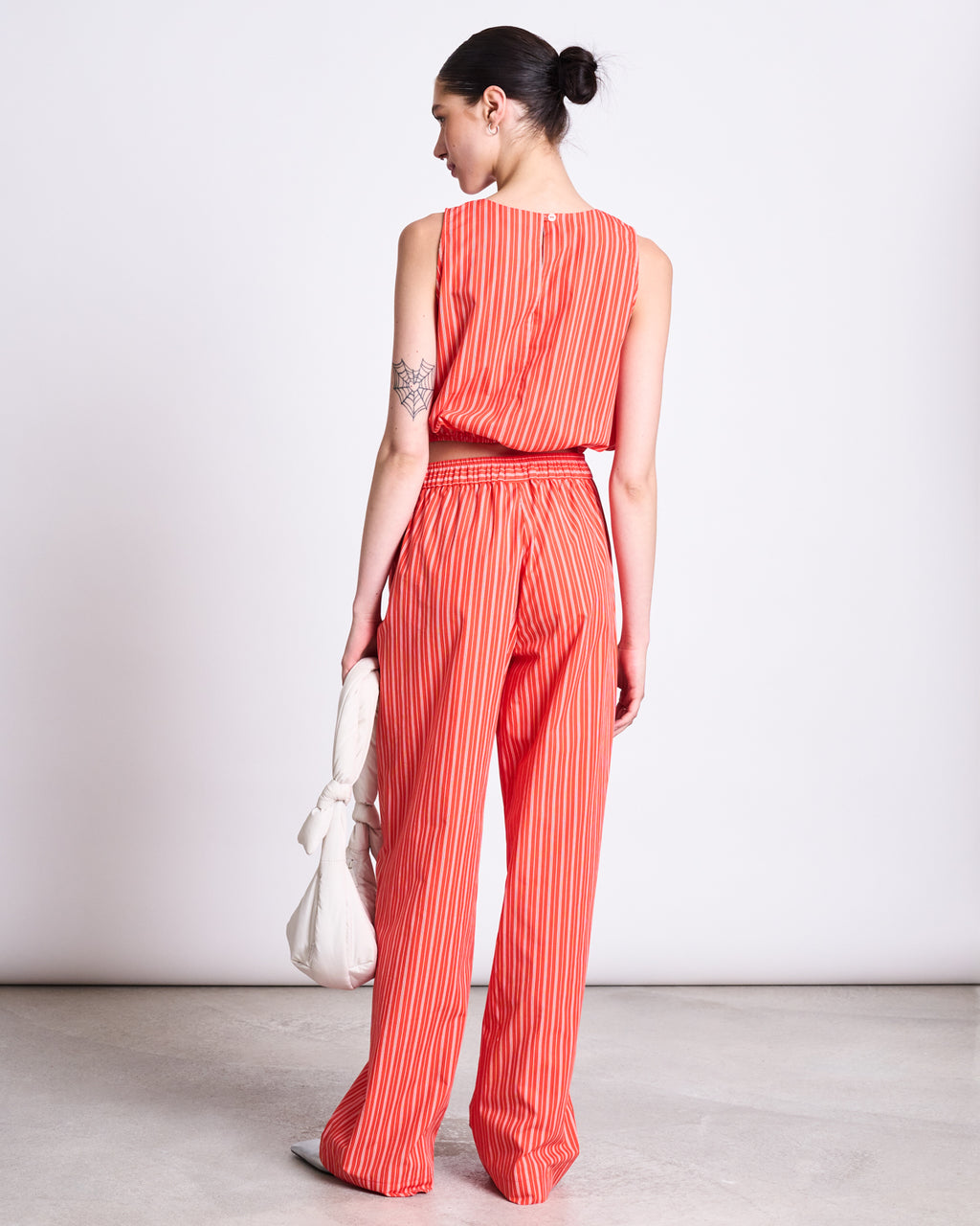 COTTON TOP AMALIEN CHERRY RED WHITE STRIPED GOTS Tops jan-n-june 4