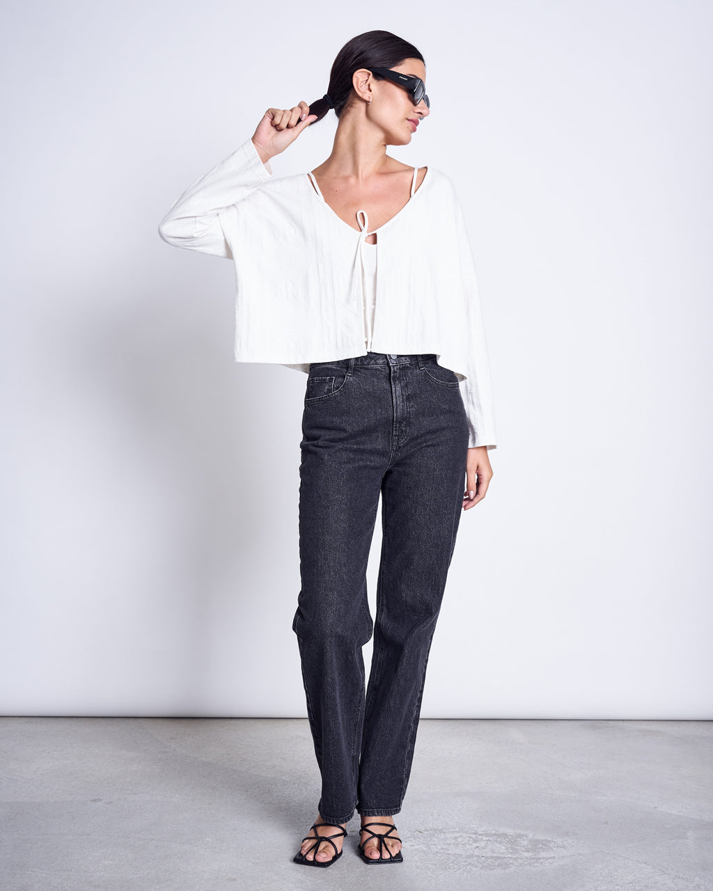 STRAIGHT LEG JEANS ALBA FADED BLACK Jeans jan-n-june 8