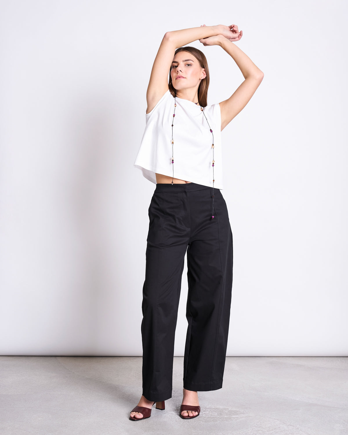 ORGANIC COTTON BARREL PANTS YAURI BLACK Pants jan-n-june 2