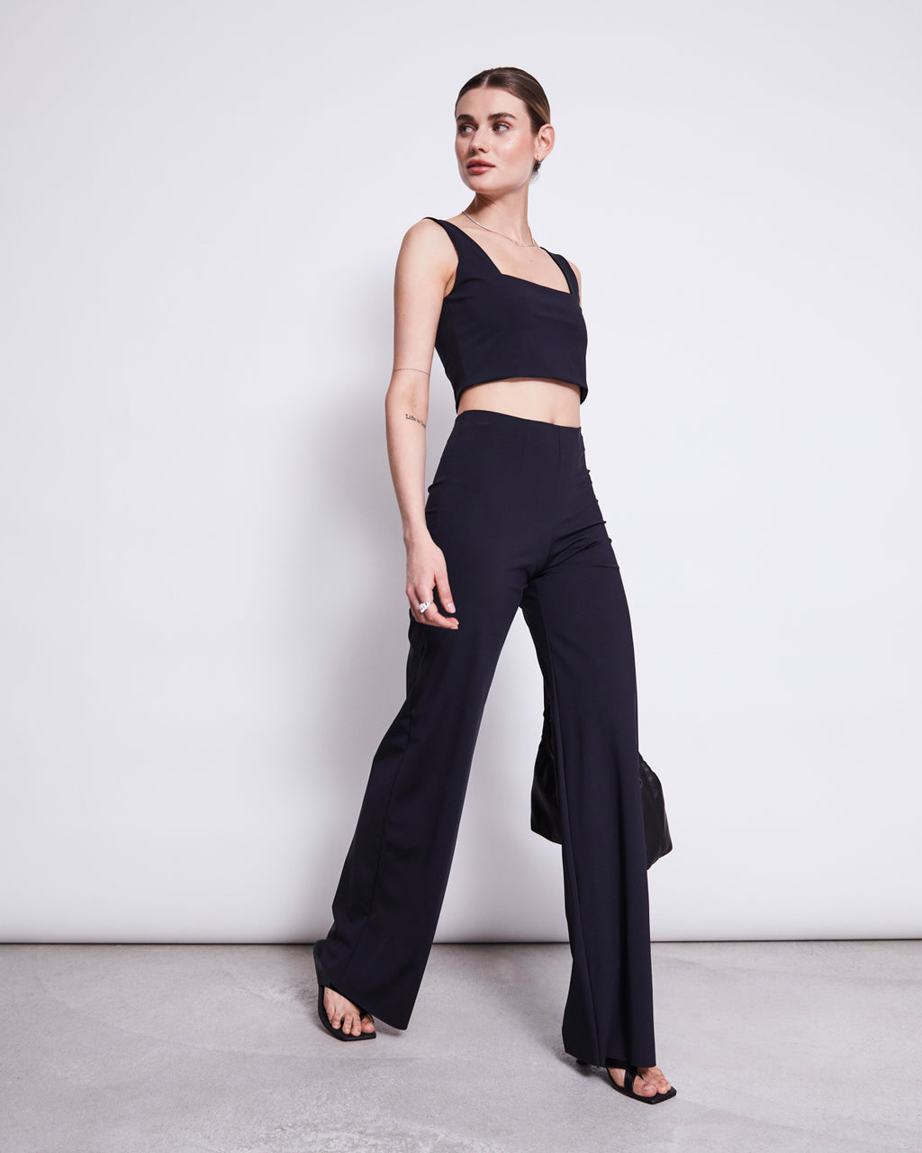WIDE PANTS MARLENE BLACK Wide Pants jan-n-june 1