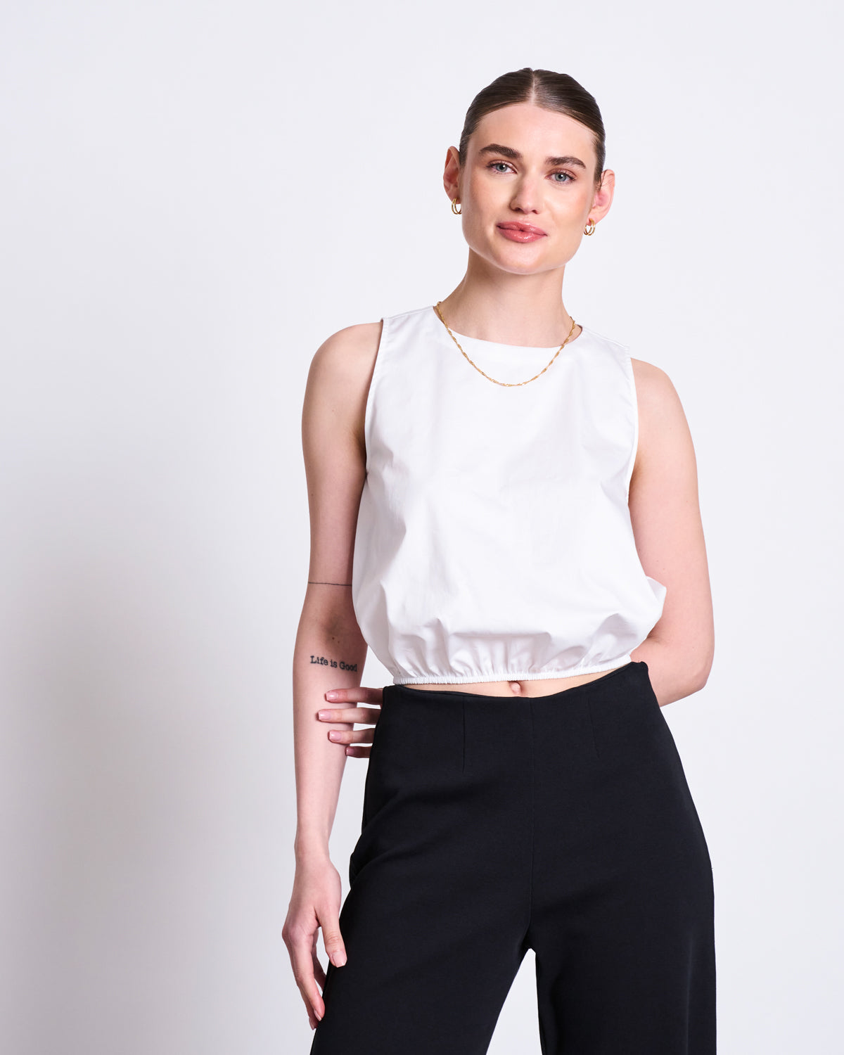 COTTON TOP AMALIEN WHITE Tops jan-n-june 1