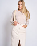 LINEN LONGSLEEVE KEISS IVORY GOTS Longsleeve jan-n-june 1