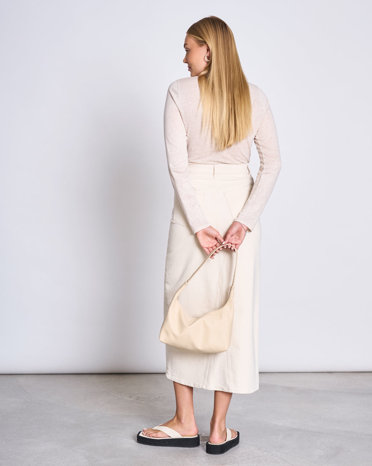 LINEN LONGSLEEVE KEISS IVORY GOTS Longsleeve jan-n-june 6