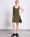 MINI DRESS TALMINE DARK OLIVE GOTS Dresses jan-n-june 1