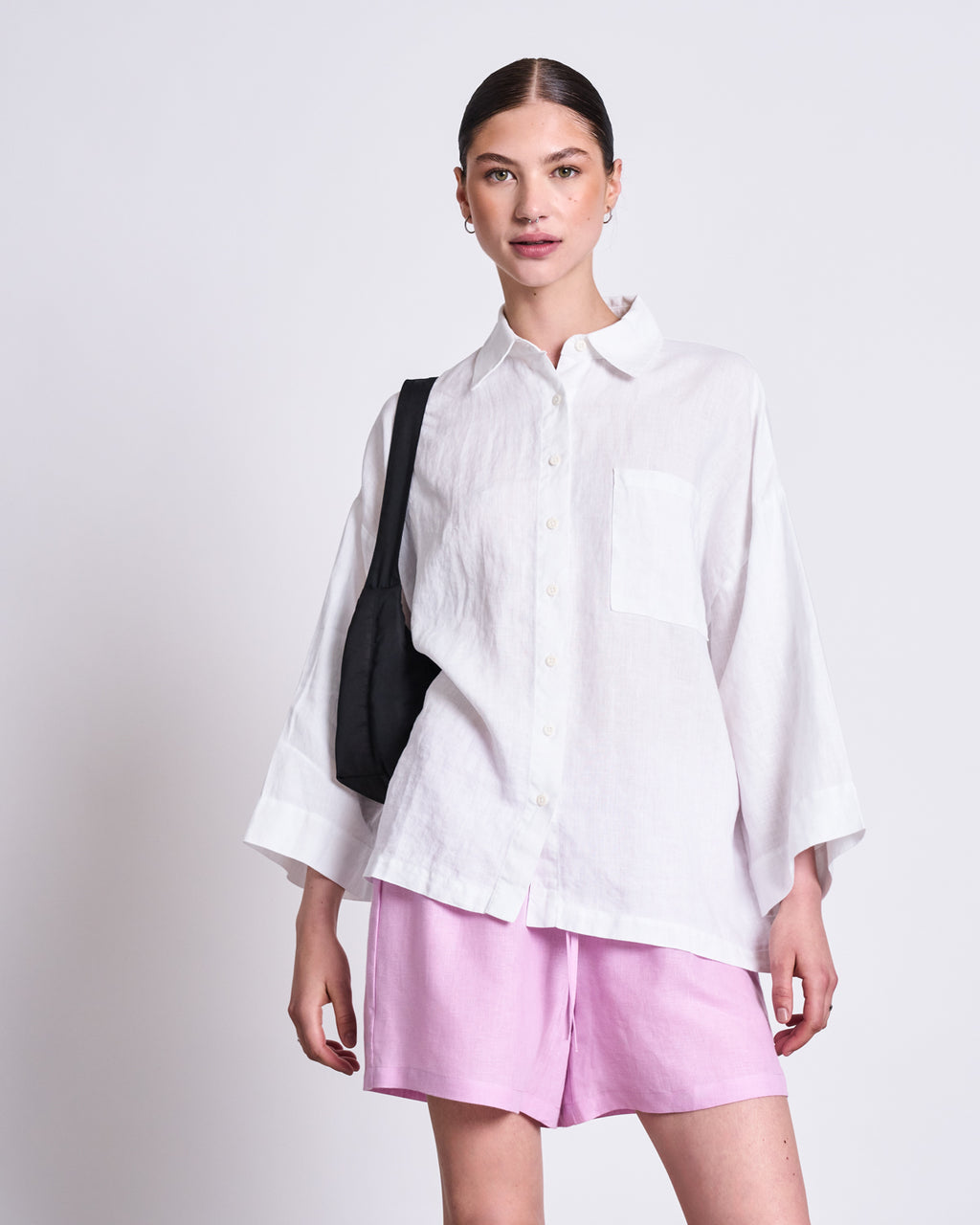 LINEN SHIRT MONS WHITE Blouses jan-n-june 3