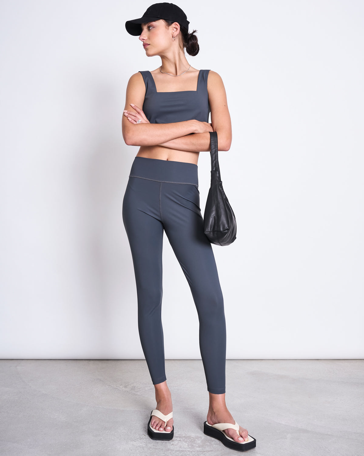 ACTIVE LEGGINGS HALLIN SOLID GREY leggings jan-n-june 3