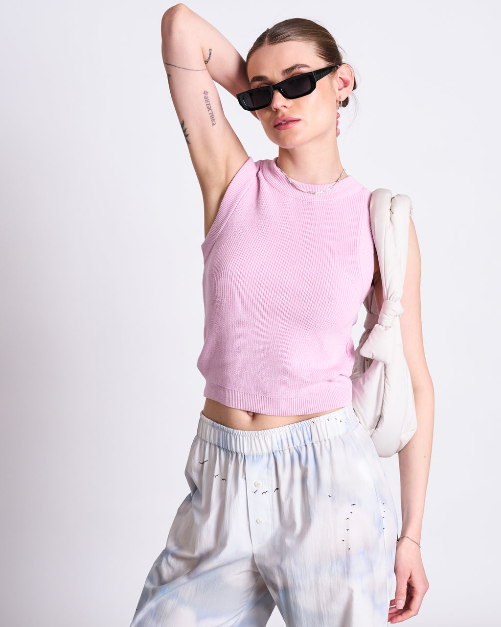 KNIT TOP GARDA LIGHT ORCHID GOTS Tops jan-n-june 5