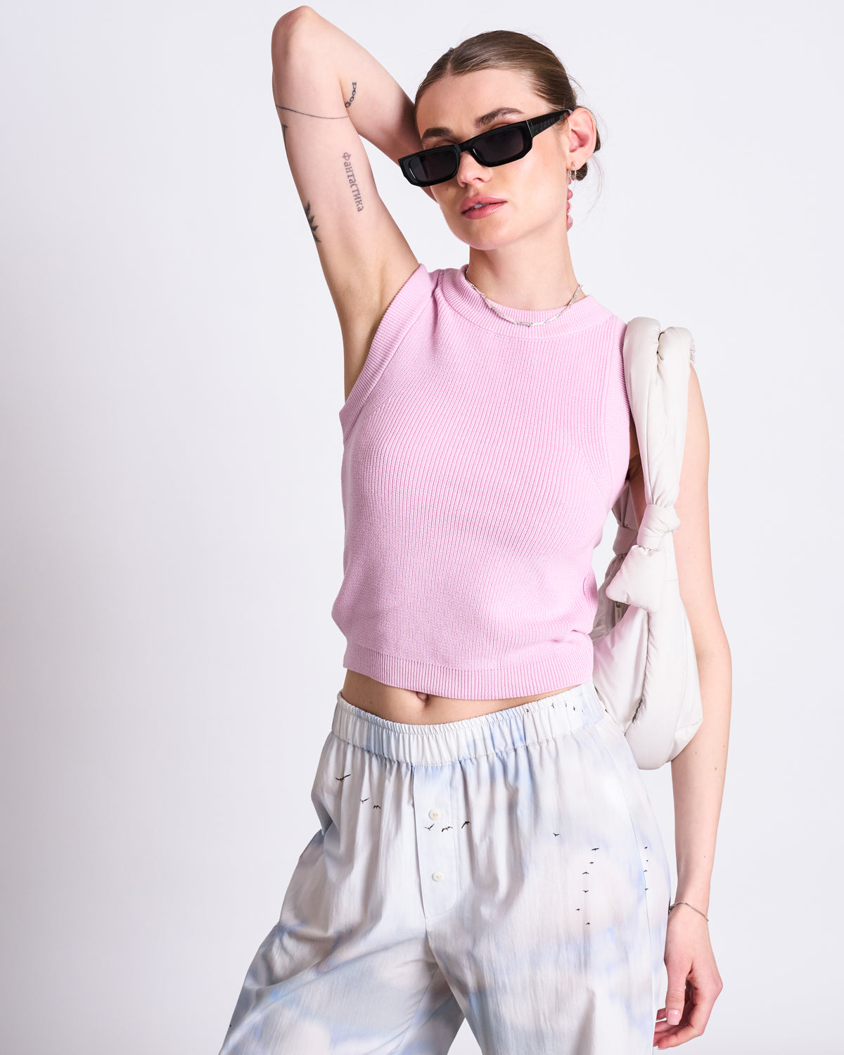 KNIT TOP GARDA LIGHT ORCHID GOTS Tops jan-n-june 5