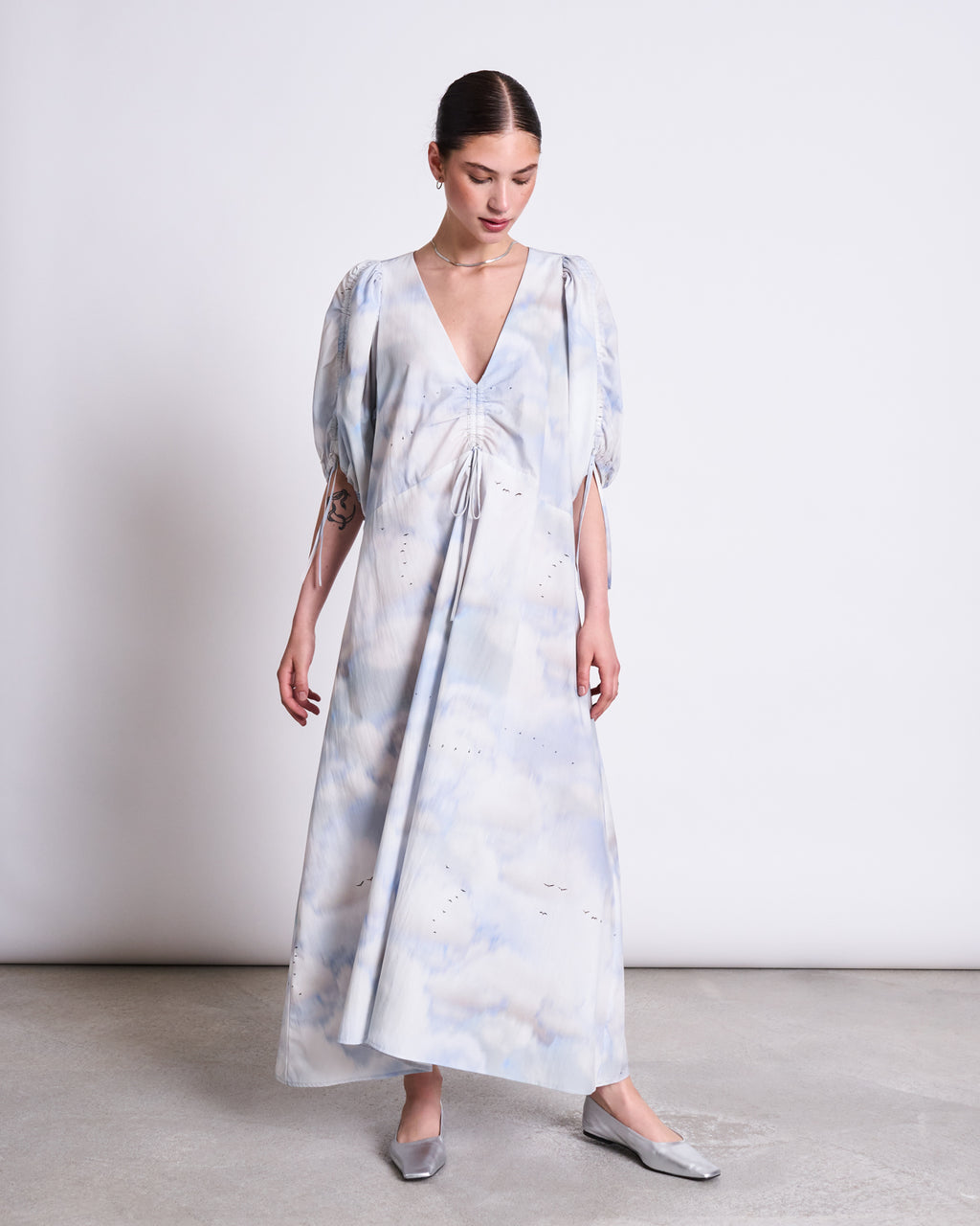 MAXI DRESS DANS CLOUD PRINT Dresses jan-n-june 2