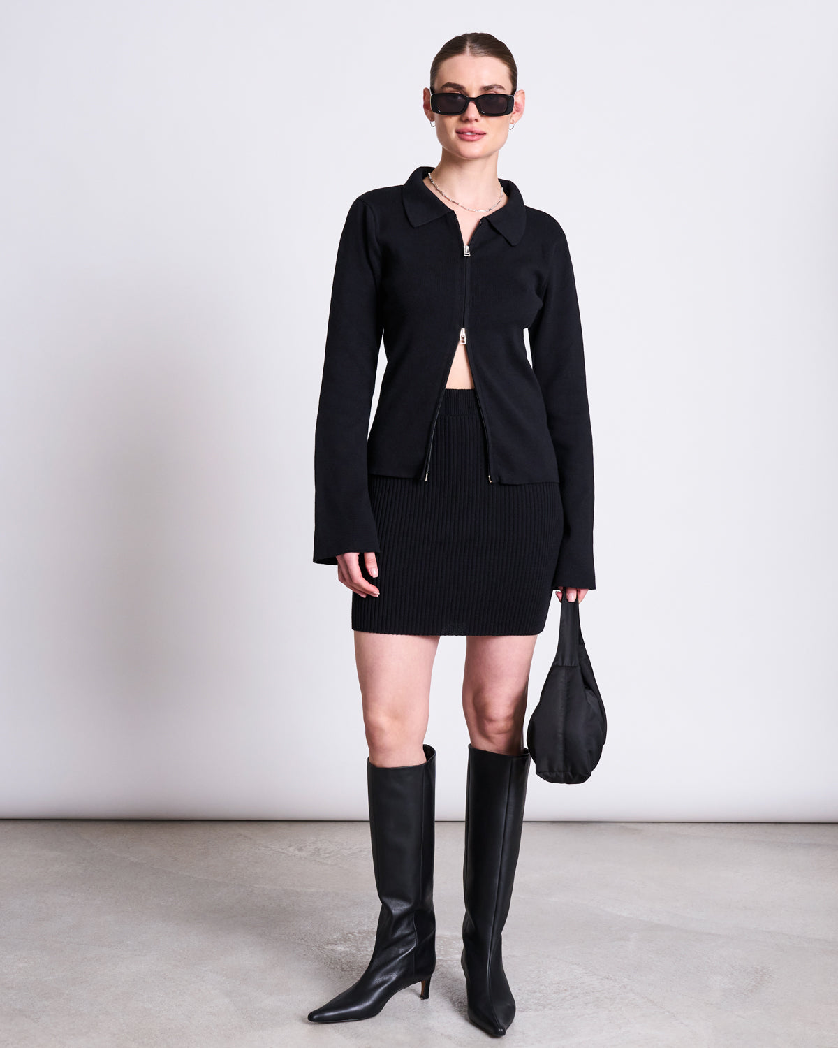 SKIRT LOKKA BLACK GOTS Mini Skirt jan-n-june 2