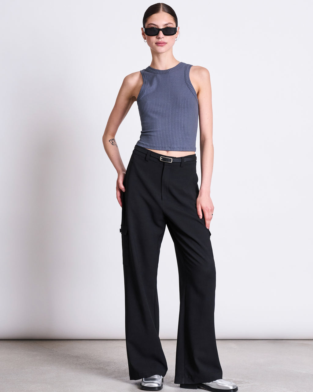 TENCEL™ LYOCELL RIB TANK TOP PORTO TURBULENCE Tops jan-n-june 3