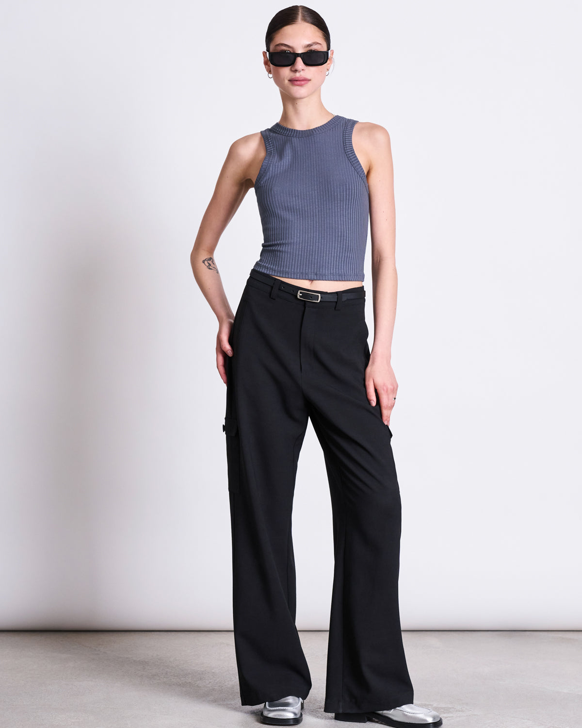 TENCEL™ LYOCELL RIB TANK TOP PORTO TURBULENCE Tops jan-n-june 3