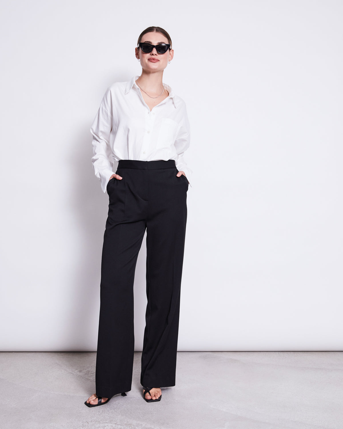 WIDE PANTS CORALIA BLACK Wide Pants jan-n-june 4