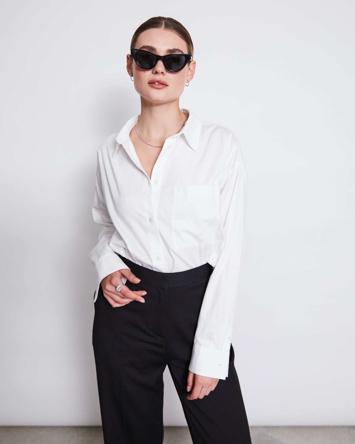 OVERSIZED SHIRT MAMRO WHITE jan-n-june 8