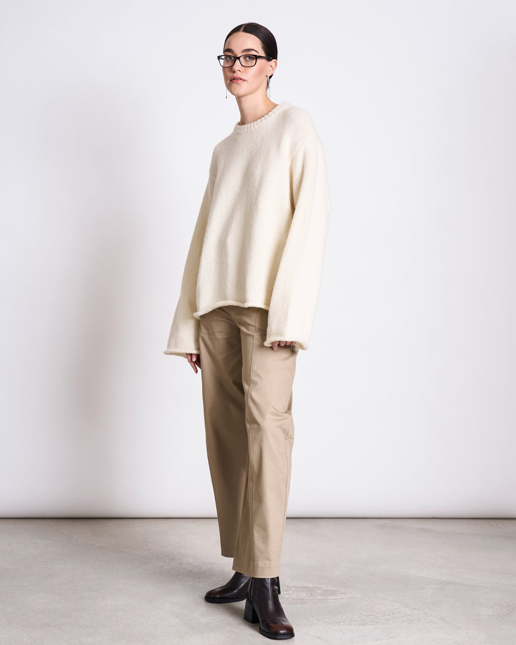 OVERSIZED ALPACA MIX JUMPER WOOLY SONA OFFWHITE Jumper jan-n-june 8