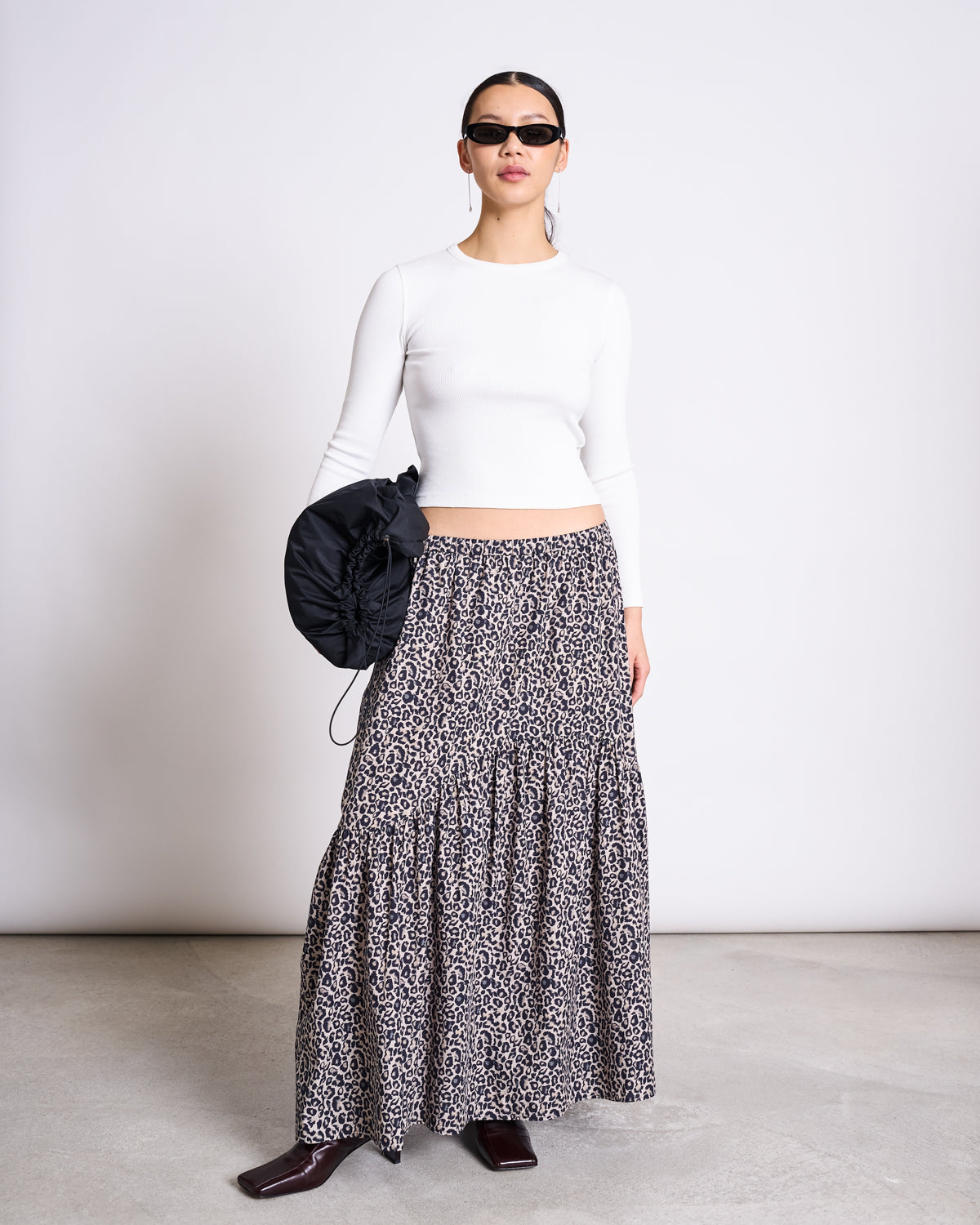 TIERED MAXI SKIRT ALCA LEO PRINT Skirt jan-n-june 4
