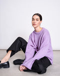 OVERSIZED ALPACA MIX JUMPER WOOLY SONA LAVENDER Jumper jan-n-june 1